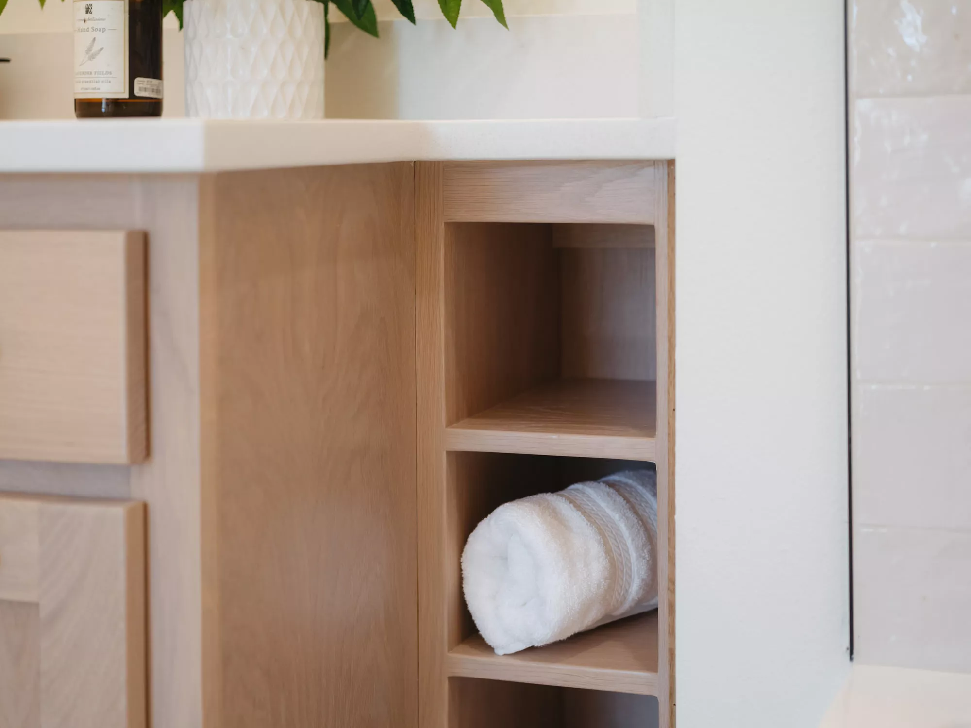 Greenhaw Pocket Neighborhood - Bathroom Cubby